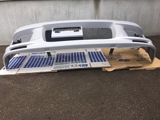 スバル プレオ RA系 純正オプションFバンパー パールホワイト