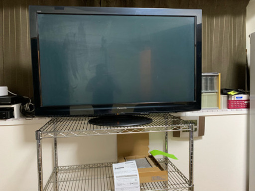 パナソニック46型(TH-P46G2)テレビ※ブルーレイプレイヤー(使用回数10回未満箱付き)オマケで付けます