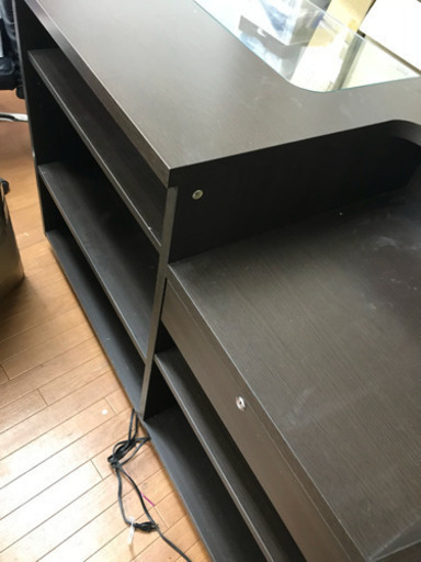 中古 レジ台 ガラス ショーケース