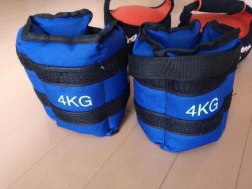筋トレグッズセット 腹筋ローラー 足用ペダル付き ダンベル7kg ２ アンクルリストウェイト4kg ２ 個別お取引も対応します K Hiro 西川越のフィットネス トレーニングの中古あげます 譲ります ジモティーで不用品の処分
