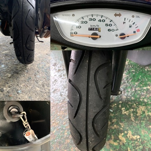 【ジモティー法人登録】八尾市大竹♪前後タイヤ山あり♪ディオ　DIO　AF34　バッテリー新品♪良質ＷＡＫＯＳ製品で清掃済み/配達可♪ ジモティー法人登録】八尾市大竹♪前後タイヤ山あり♪ディオ DIO AF34