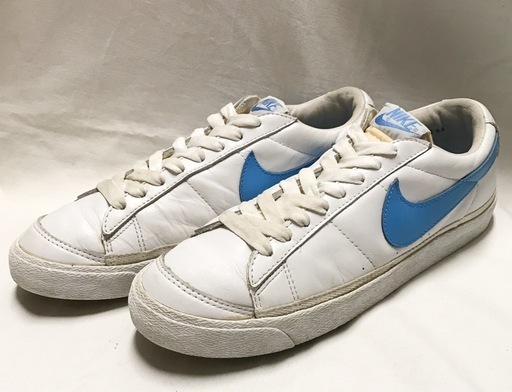 NIKE ナイキ BLAZER ブレーザー LO ホワイト×ライトブルー US9.5 / 27.5cm スニーカー