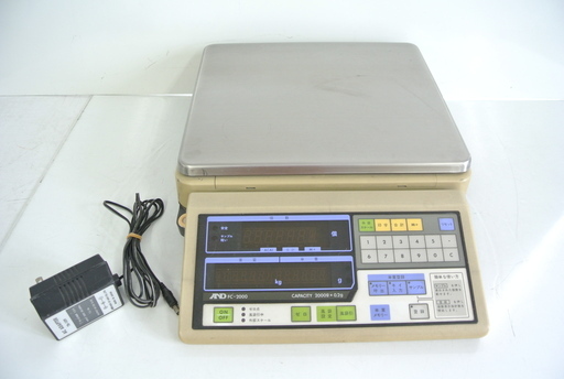 カウンティングスケール 精密計量機 天びん 台はかり FC-2000　A\u0026D エー・アンド・デイ　棚卸作業
