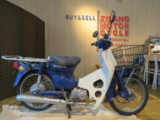 HONDA PRESS CUB AA01 ホンダ プレスカブ 50cc 27234km 紺 エンジン実動! パーツ取り 部品取り車 ベース車 バイク 札幌発