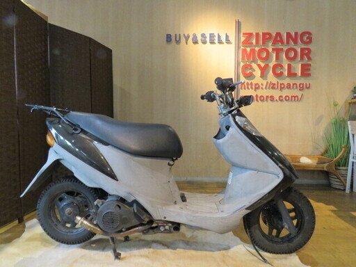 SUZUKI ADDRESS V125 CF46A スズキ アドレス 黒 125cc エンジン始動 実働 原付二種 スクーター パーツ取り 部品取り車 ベース車 バイク 札幌