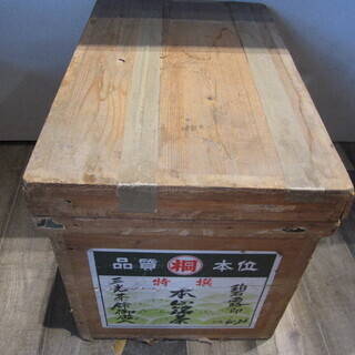 ★852★お茶屋　木製茶箱　43×67.5cm　高さ48cm　茶...