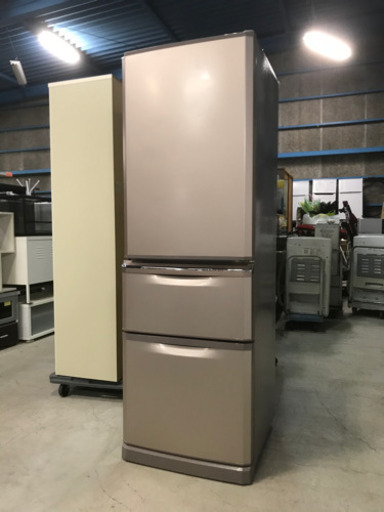 2015年製 三菱 ノンフロン冷凍冷蔵庫 MR-C37Y-P 370L