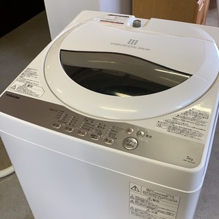 決まりました東芝　洗濯機　5.0kg　2019年　高年式　美品