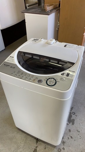 決まりましたSHARP　洗濯機　6.0kg　2006年