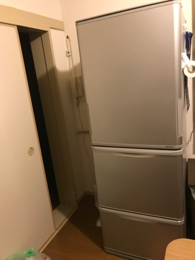 2019年購入SHARP3ドア冷蔵庫どっちでもドア