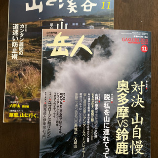 岳人　山と渓谷　2010年出版
