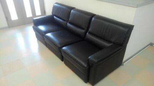 皮製椅子セット3分割出来るタイプ