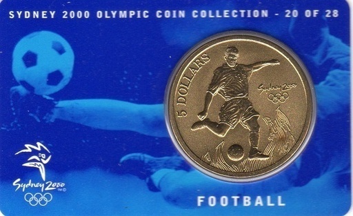 00年シドニーオリンピック記念コイン Football ゆうじろう 三戸のサッカーの中古あげます 譲ります ジモティーで不用品の処分
