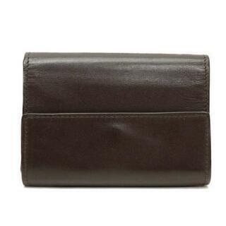 BOTTEGA VENETA（ボッテガベネタ）カードケース　140100　V4641　2040　イントレチャート　ダークブラウン　メンズ【中古】 BOTTEGA VENETA（ボッテガベネタ）カードケース 140100 V4641 2040