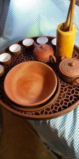 中国茶器セット ちぇんじ うるまの家具の中古あげます 譲ります ジモティーで不用品の処分