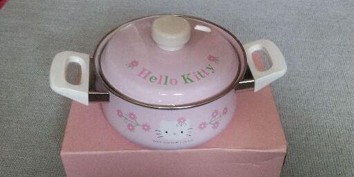 《未使用品》キティちゃん両手鍋