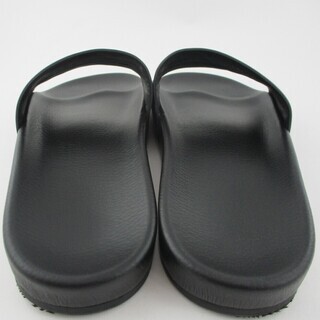 ◇極美品 BALENCIAGA バレンシアガ シャワー サンダル レザー 黒◇