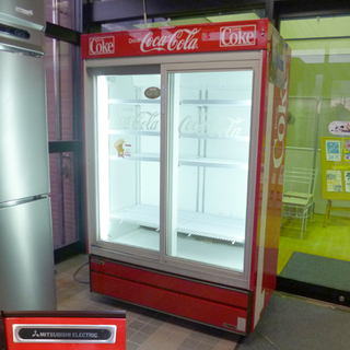 コカ・コーラ 冷蔵ショーケース 586L オープンタイプクーラー...