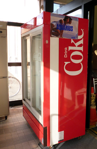 コカ・コーラ 冷蔵ショーケース 586L オープンタイプクーラー BC