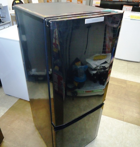 【引取限定】三菱　冷蔵庫　中古品　MR-P15W-B　2013年製【ハンズクラフト八幡西店】