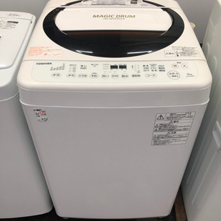 2016年 東芝 6kg【3ヶ月保証☆送料に設置込】