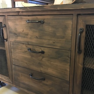 サイドボード 新品 オリジナル家具 ブラウン①