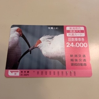 ⇩値下げ⇩新潟県内高速バス共通カード