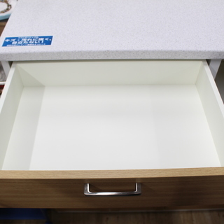 J10183)【展示品・ほぼ未使用！】島忠 食器棚 キッチンボード ハイカウンター