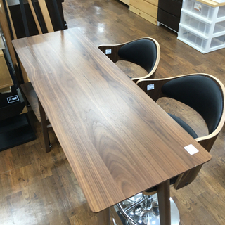 ニトリ カウンターテーブル+カウンターチェア 3点セット