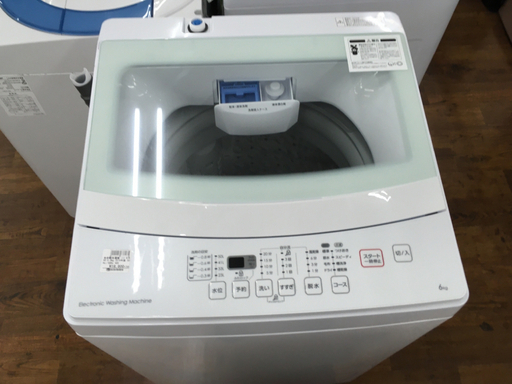 2019年製 6.0kg洗濯機 ニトリ NTR60