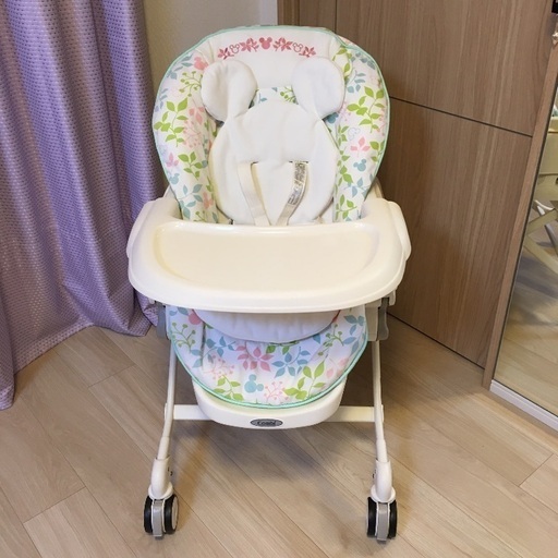 Combi x Disneyミッキー  ハイローチェア(ネムリラエッグショック)