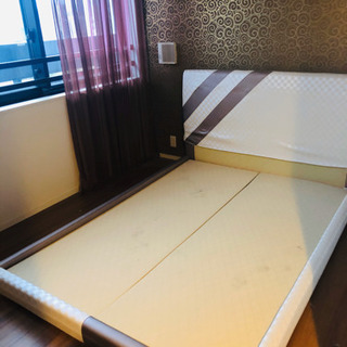 商談中】L字型ソファ、ダブルベッド2床