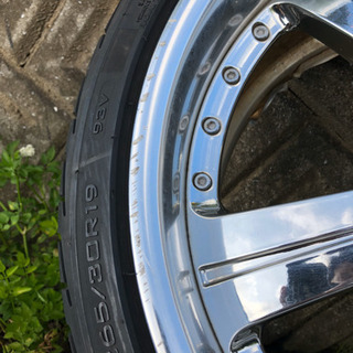 【値下】Weds BVILLENS  タイヤ付ホイール 4本 4/5H-114.3 19インチ 8.5J+35 & 9.5J+35