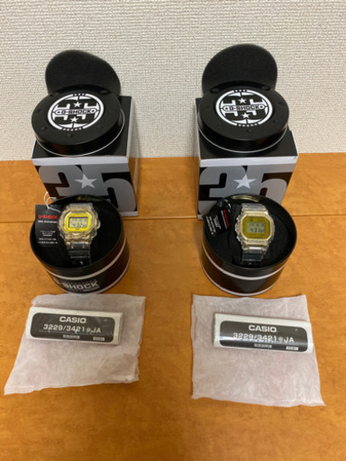 希少　レア　G-SHOCK 35周年限定　DW-5035E-7JR DW-5735E-7JR