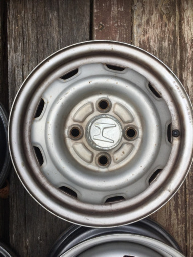 ホンダ アクティ スチールホイール 純正 センターキャップ有 12インチ Q太郎 津山のタイヤ ホイール の中古あげます 譲ります ジモティーで不用品の処分