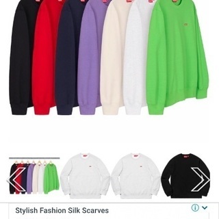 19fw シュプリーム Supreme Small Box Crewneck