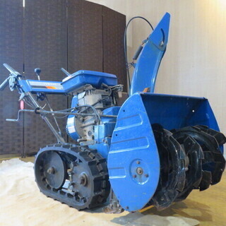 YAMAHA MATE YSM555 ヤマハ スノーメイト 除雪機 実動 5馬力 ブルー パワフル 雪かき らくらく操作 雪国 札幌発 □YAMAHA SNOWMATE YSM555 ヤマハ スノーメイト 除雪機 5 馬力 ブルー