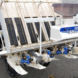 ☆鳥取 イセキ 4条植 田植機 PQZ4-DULF さなえ 8.8馬力 ロータリー式
