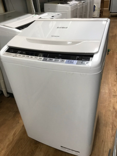 日立 洗濯機 8kg ビートウォッシュ2016年製 中古