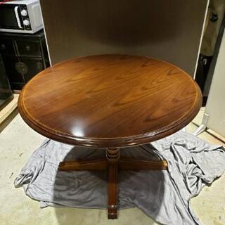 カリモク家具丸型テーブル