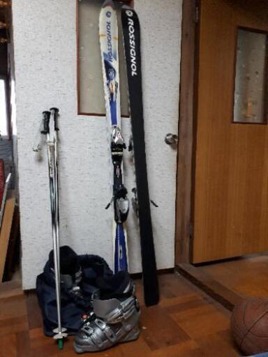 スキー一式、板、ストック、靴セット②