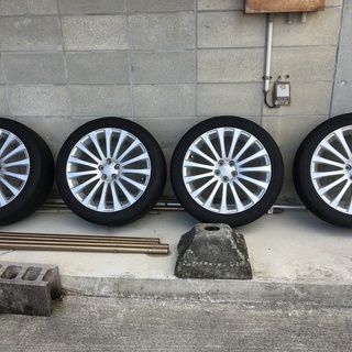 【値下げ】美品！レガシー（BR/BM)純正18インチホイール+ハンコック225/45R18　４本セット　