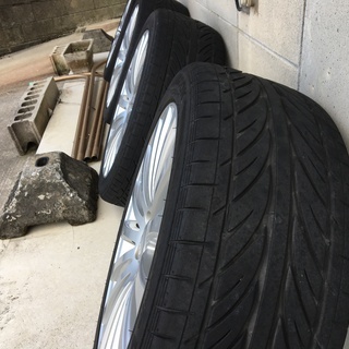【値下げ】美品！レガシー（BR/BM)純正18インチホイール+ハンコック225/45R18　４本セット　