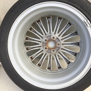 【値下げ】美品！レガシー（BR/BM)純正18インチホイール+ハンコック225/45R18　４本セット　