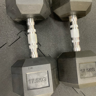 ヘックス  ラバーダン2.5kg から17.5kg  ７セット ラバー ヘックス ダンベル 70kg × 2個 計140kg セット - 株式会社LBGYM