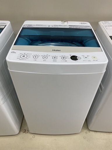 洗濯機 ハイアール Haier JW-C45A 2018年製 4.5kg 中古品