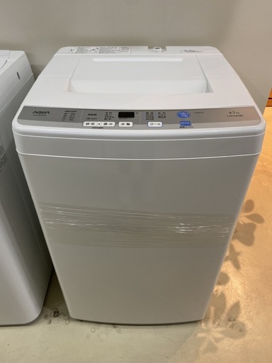 洗濯機 アクア AQUA AQW-S45D(W) 2016年製 4.5kg 中古品