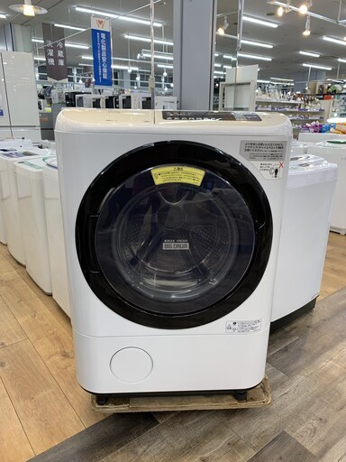 【同梱不可】 ドラム式洗濯機 BD-NV110A HITACHI 洗濯機