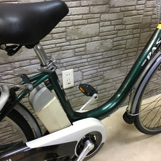 東京23区配達無料 ヤマハ パス 4Ah リチウム 電動自転車 中古 □26