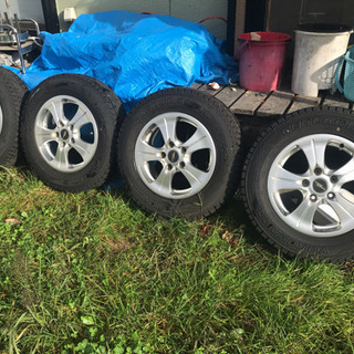☆パジェロミニ、テリオスキッド用9部山以上アルミ付スタッドレス 